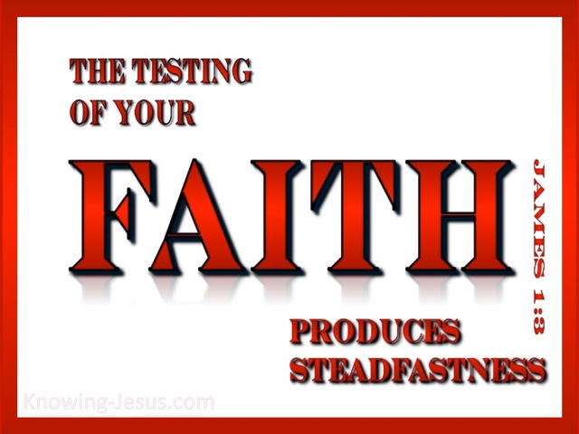 James 1:3 Testing of Your Faith (red)